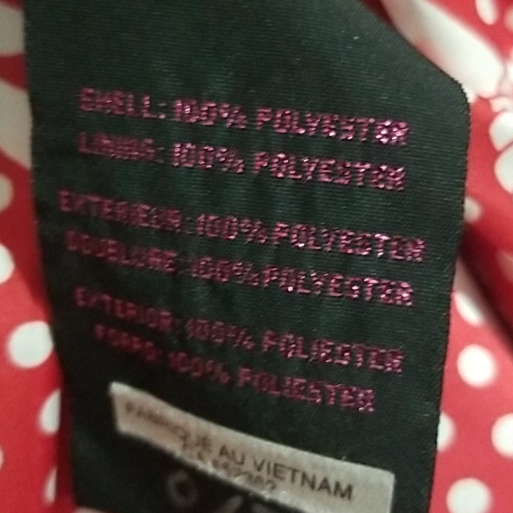 SOLD Betsey Johnson Red Nautical Windbreaker Jacket - Picture 7 of 8